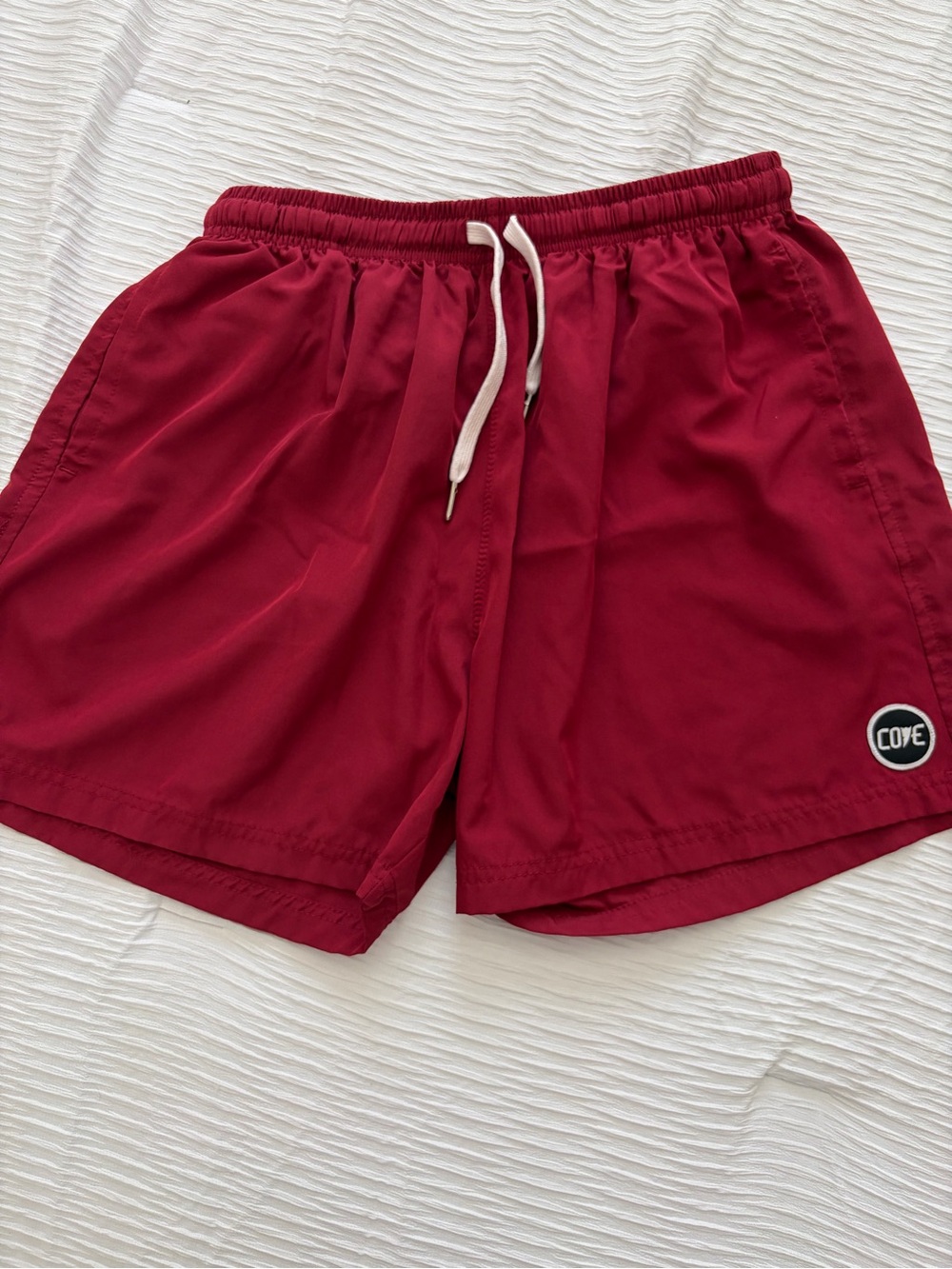 Cove Red Men's Shorts with Drawstring